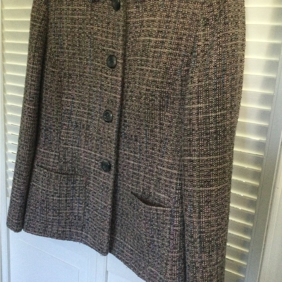 Tahari Tweed Blazer, Size 10 - Picture 5 of 6